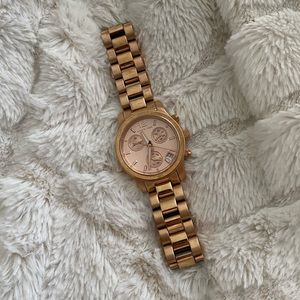 Michael Kors Runway Rose Gold Tone Watch